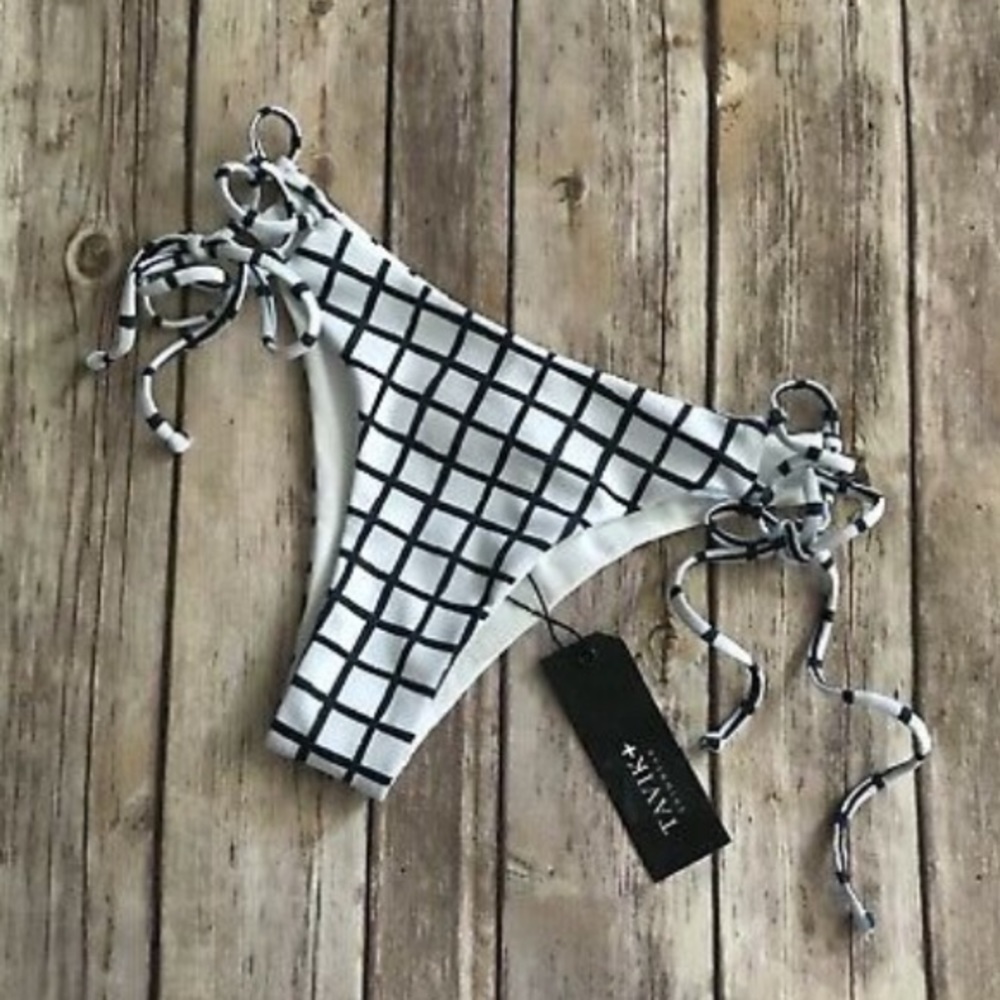 Tavik bebe mini swim bottom grid print size M